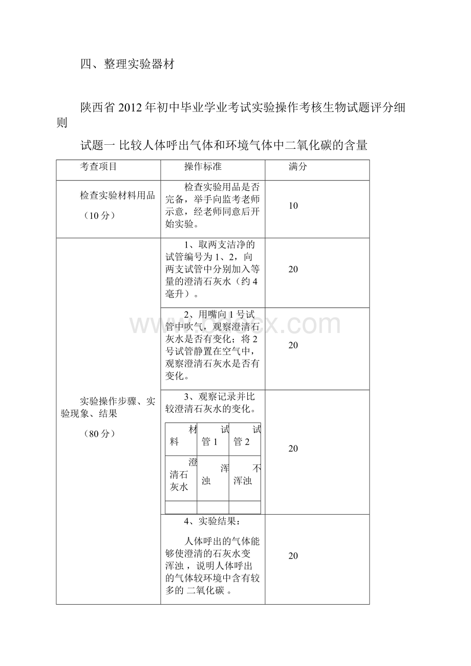 届中考生物 毕业学业考试实验操作考核试题北师大版.docx_第2页