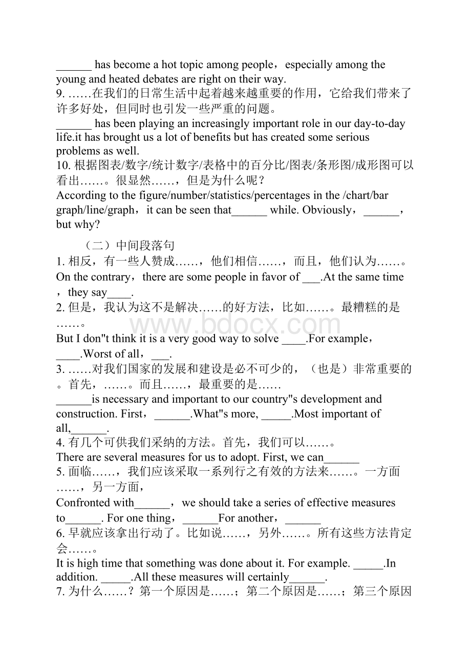 Adobbua大学英语四级作文常用句型.docx_第2页