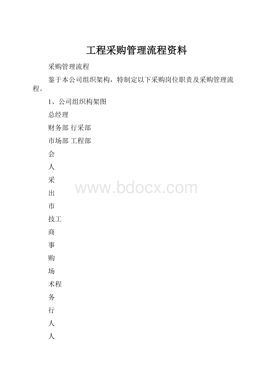 工程采购管理流程资料.docx