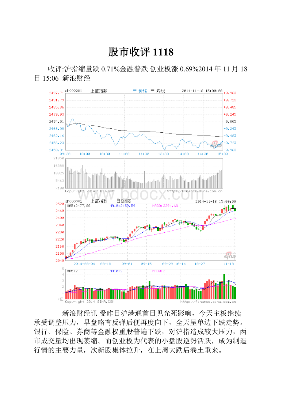 股市收评1118.docx