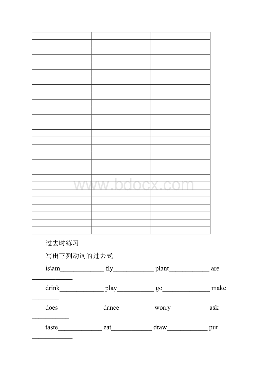 一般过去时讲解及习题.docx_第3页