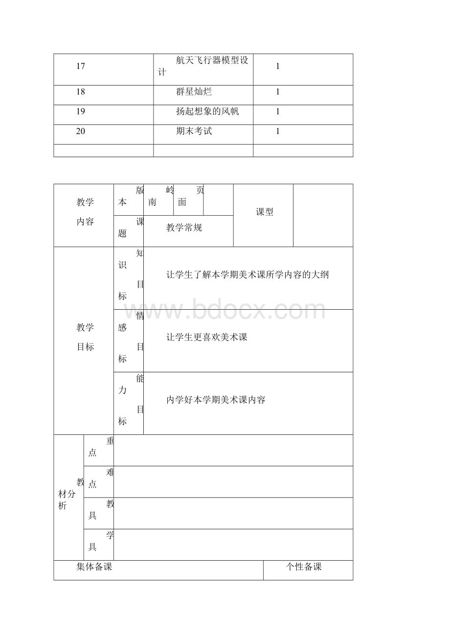 七年级美术上册 全一册教案 岭南版.docx_第2页