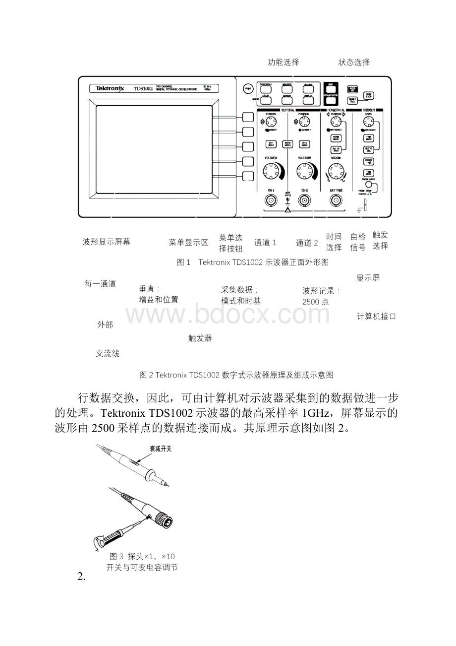 数字式示波器Tektronix TDS1002初步使用.docx_第2页