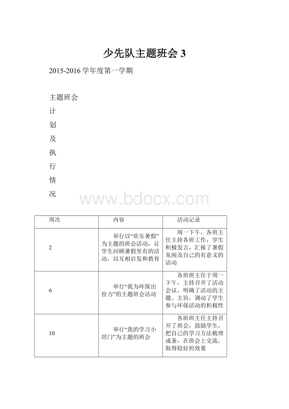 少先队主题班会 3.docx