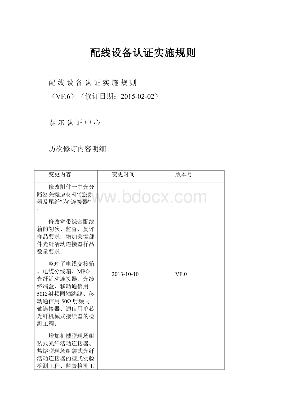 配线设备认证实施规则.docx_第1页