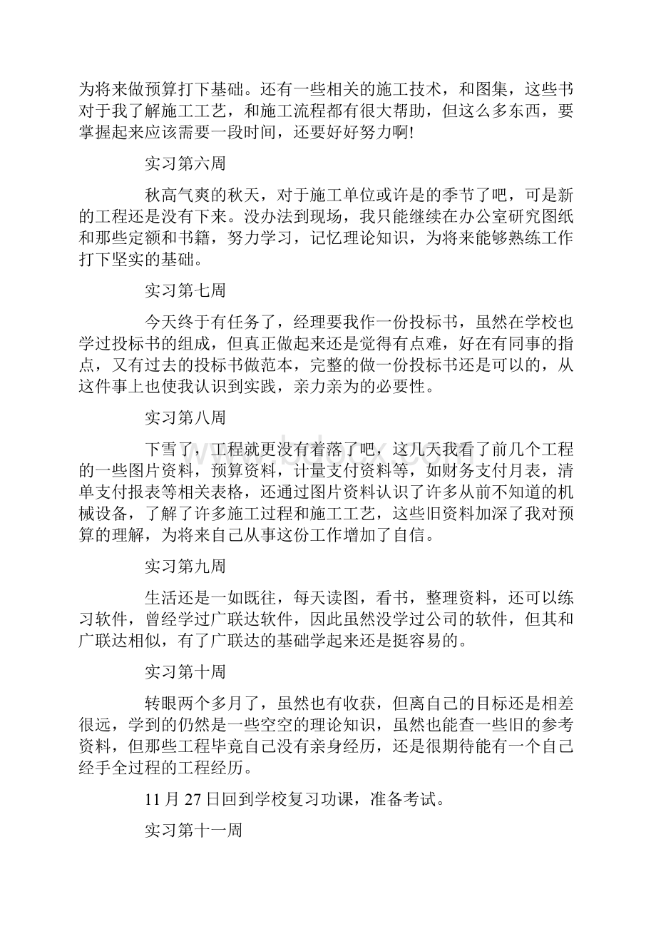 实习周记20篇精选.docx_第2页