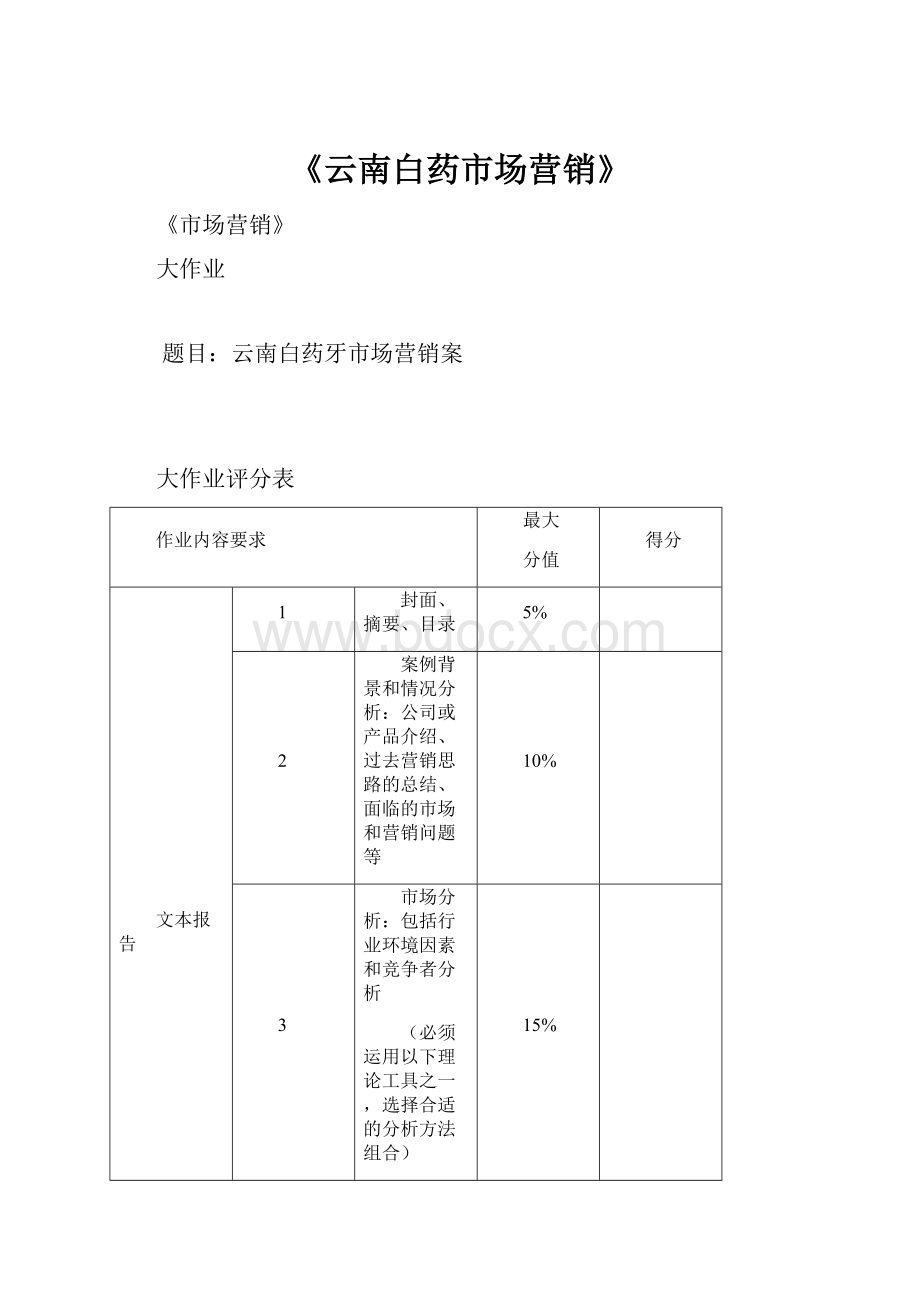 《云南白药市场营销》.docx_第1页