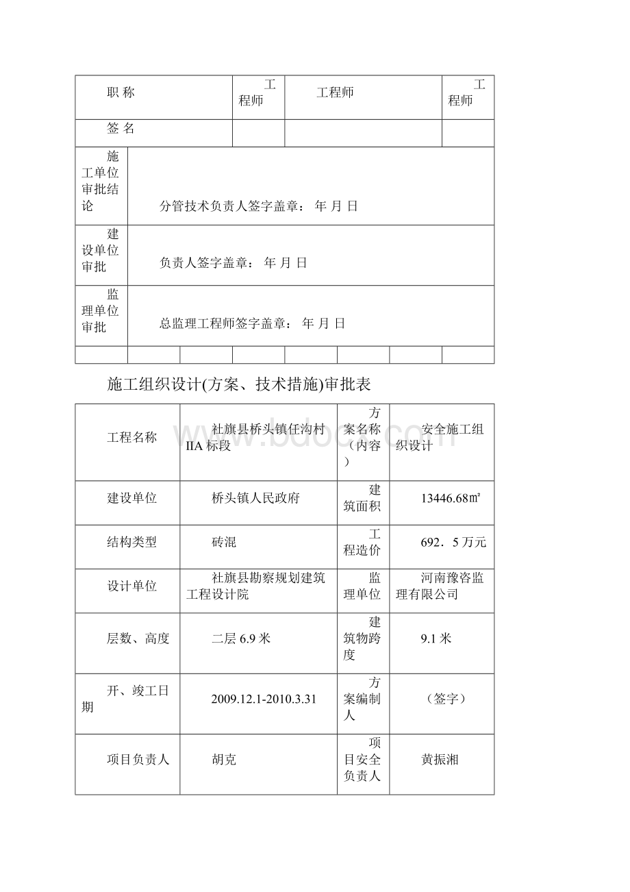 安全施工组织设计审批表.docx_第2页