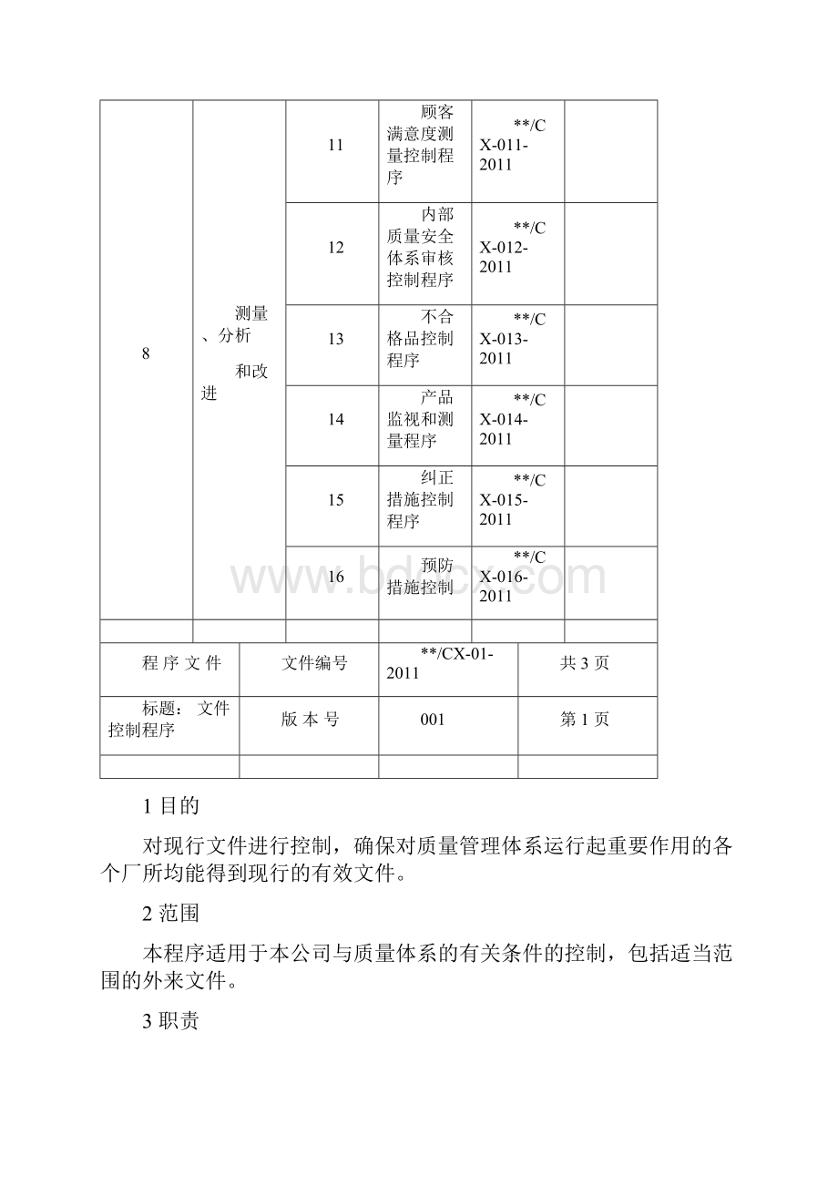 整理质量安全管理体系程序文件doc.docx_第3页