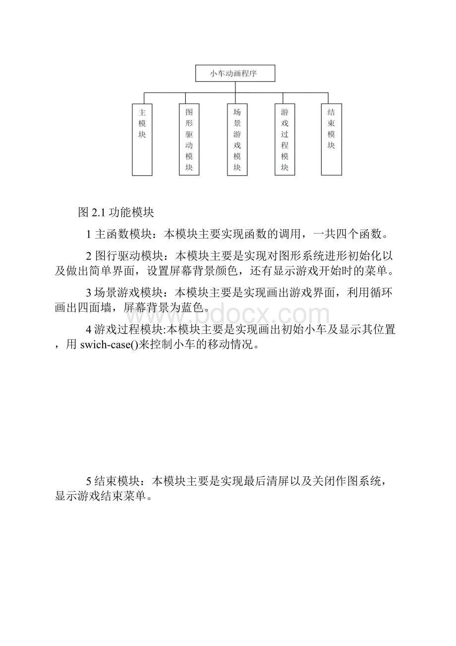 C语言课程设计运动的小车动画.docx_第3页