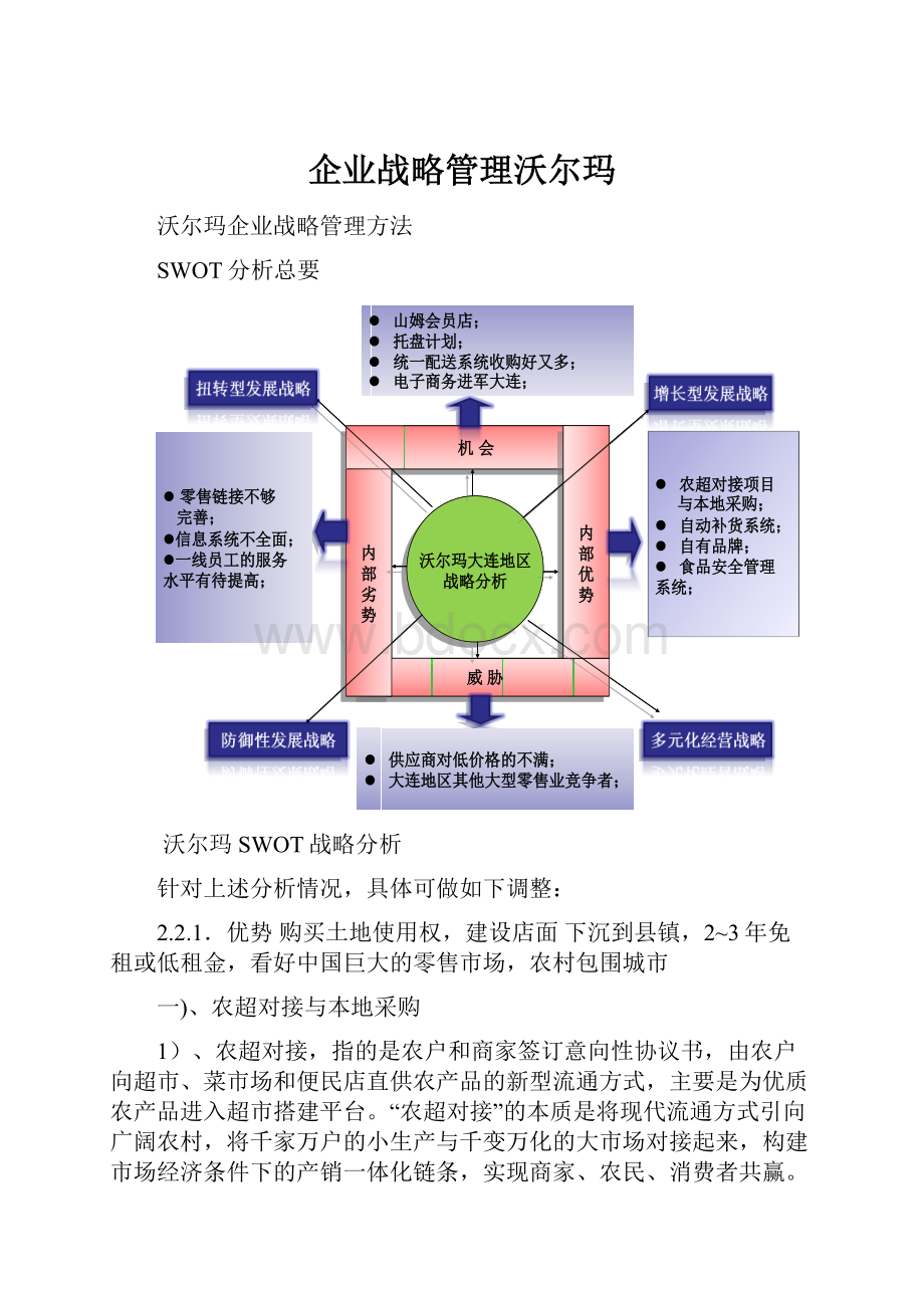 企业战略管理沃尔玛.docx