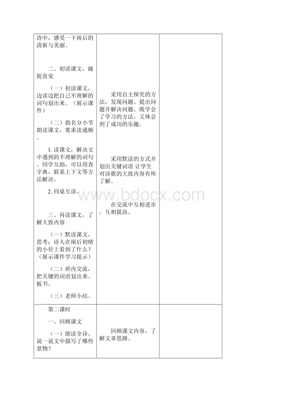 部编本人教版四年级语文下册12在天晴了的时候教案.docx_第3页