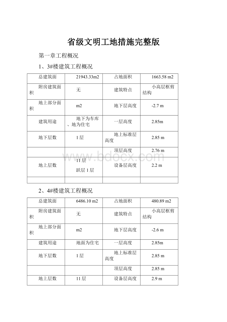 省级文明工地措施完整版.docx