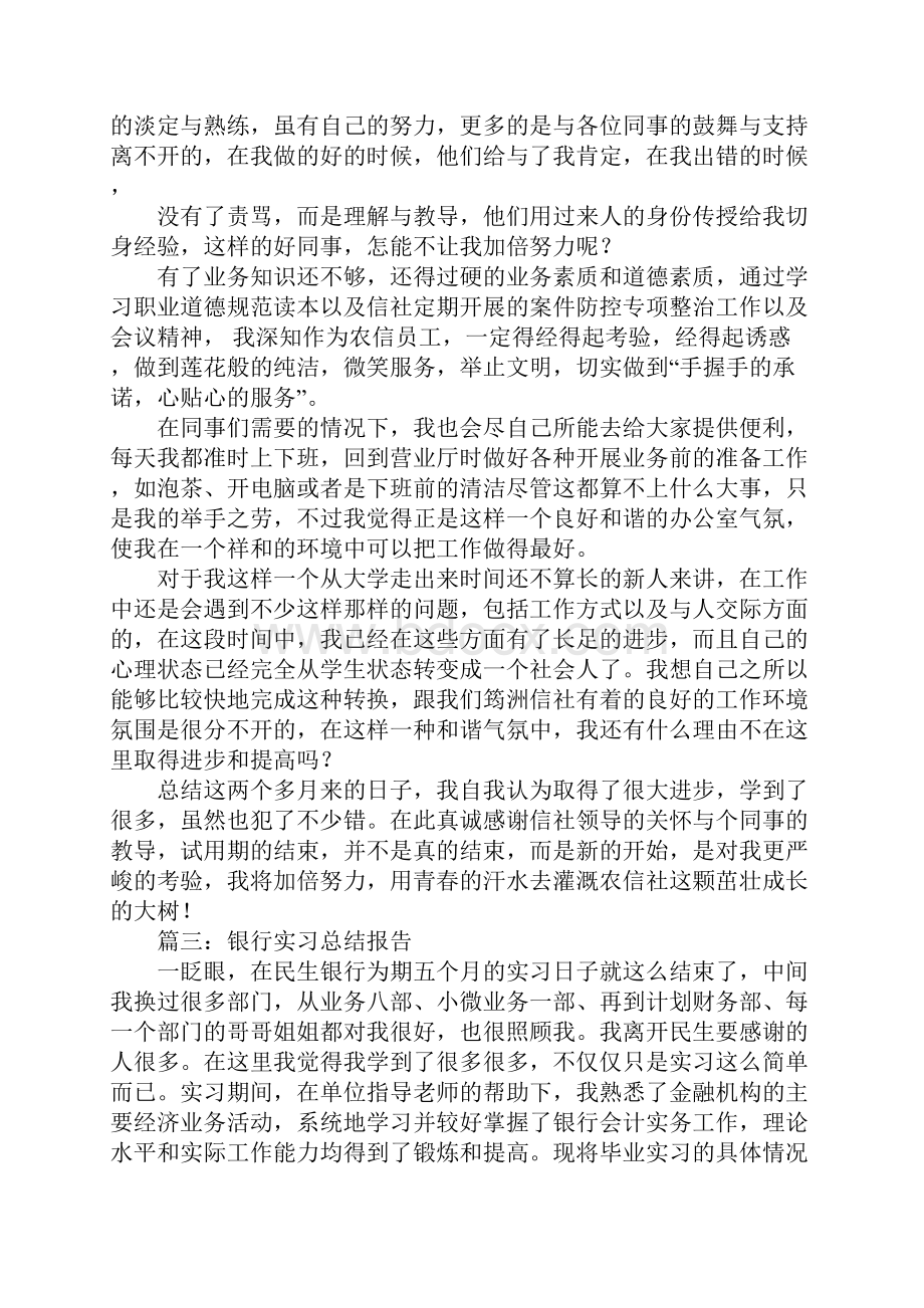 银行见习期工作总结.docx_第3页