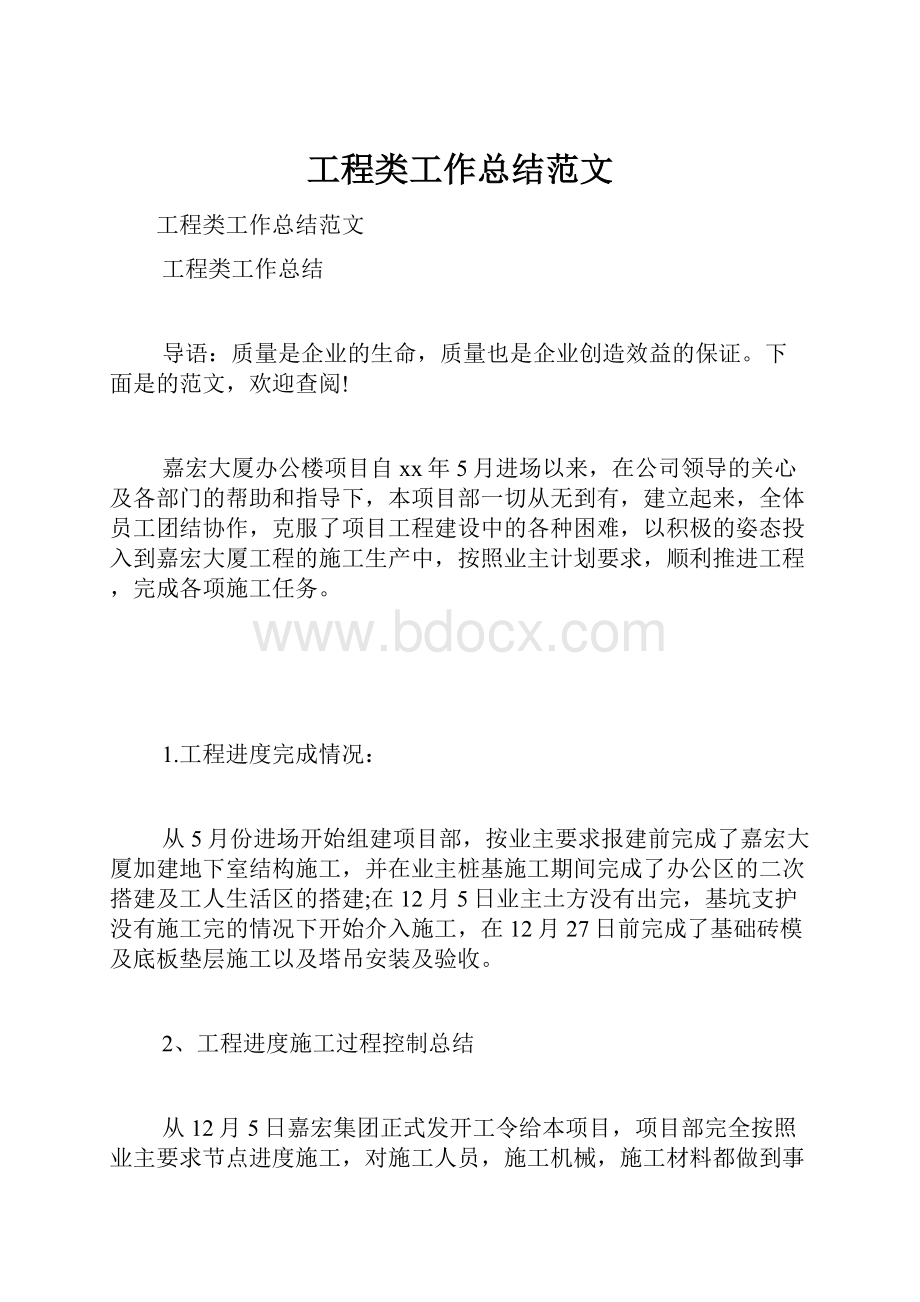 工程类工作总结范文.docx