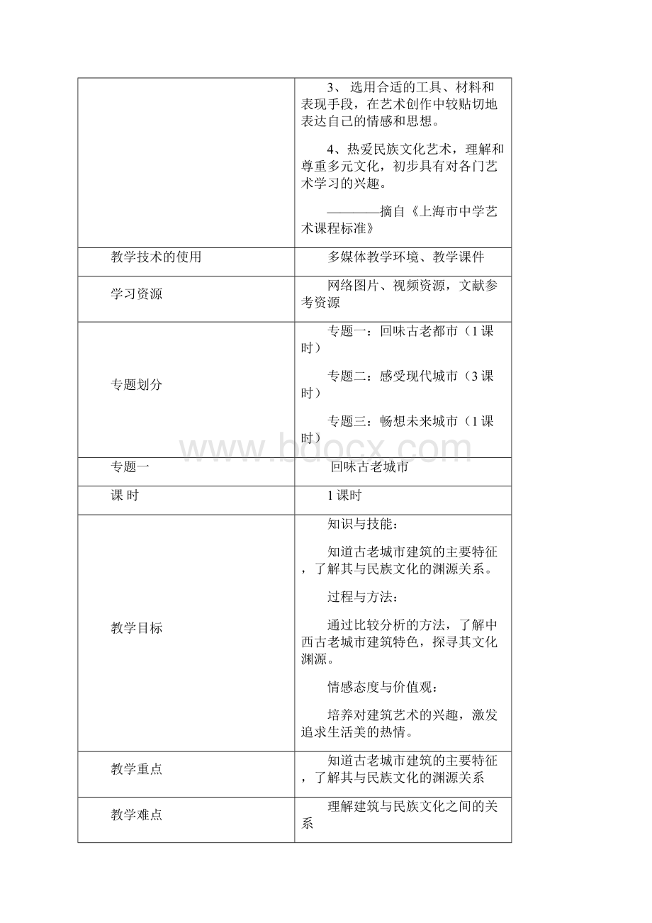 九年级美术第一学期教案.docx_第3页