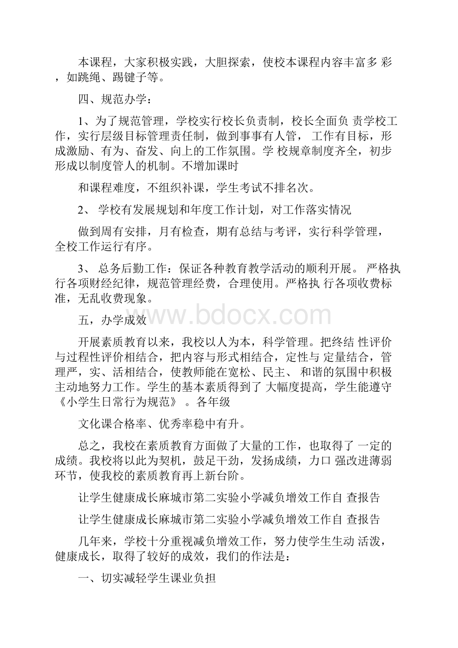 减负自查报告3篇.docx_第3页