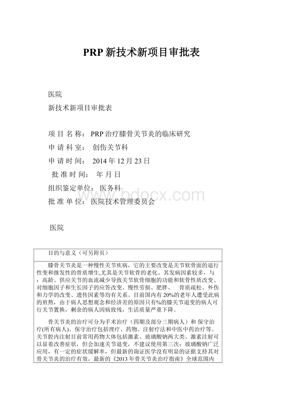 PRP新技术新项目审批表.docx