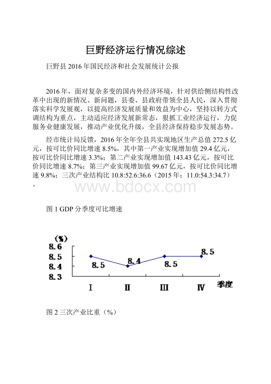 巨野经济运行情况综述.docx_第1页