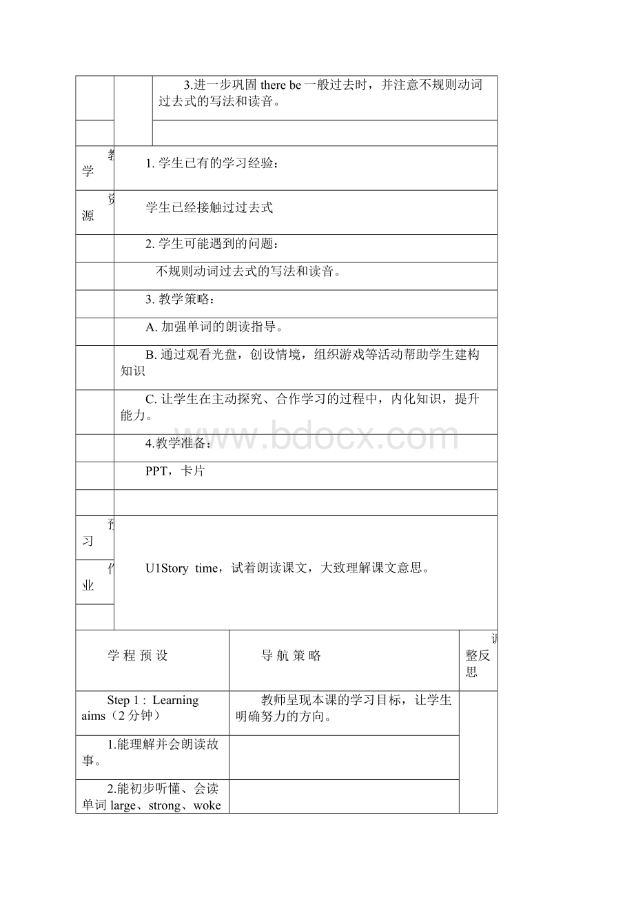 苏教版译林英语六年级下册unit1教案范文.docx_第2页