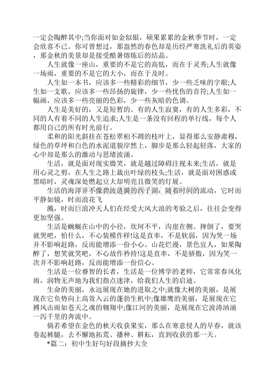 优美段落摘抄初中生摘抄优美段落.docx_第2页