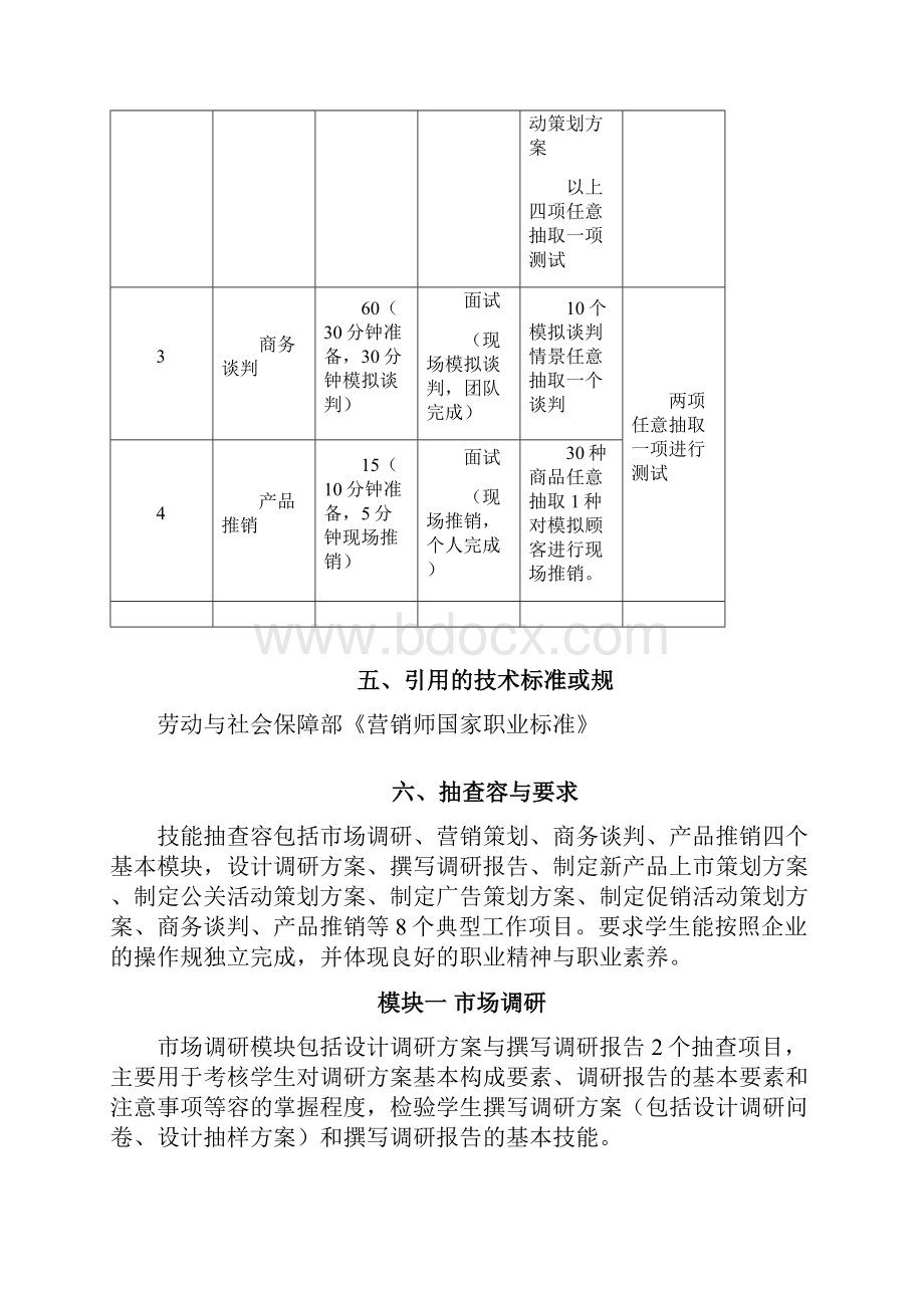 市场营销专业技能抽查实施计划方案.docx_第3页