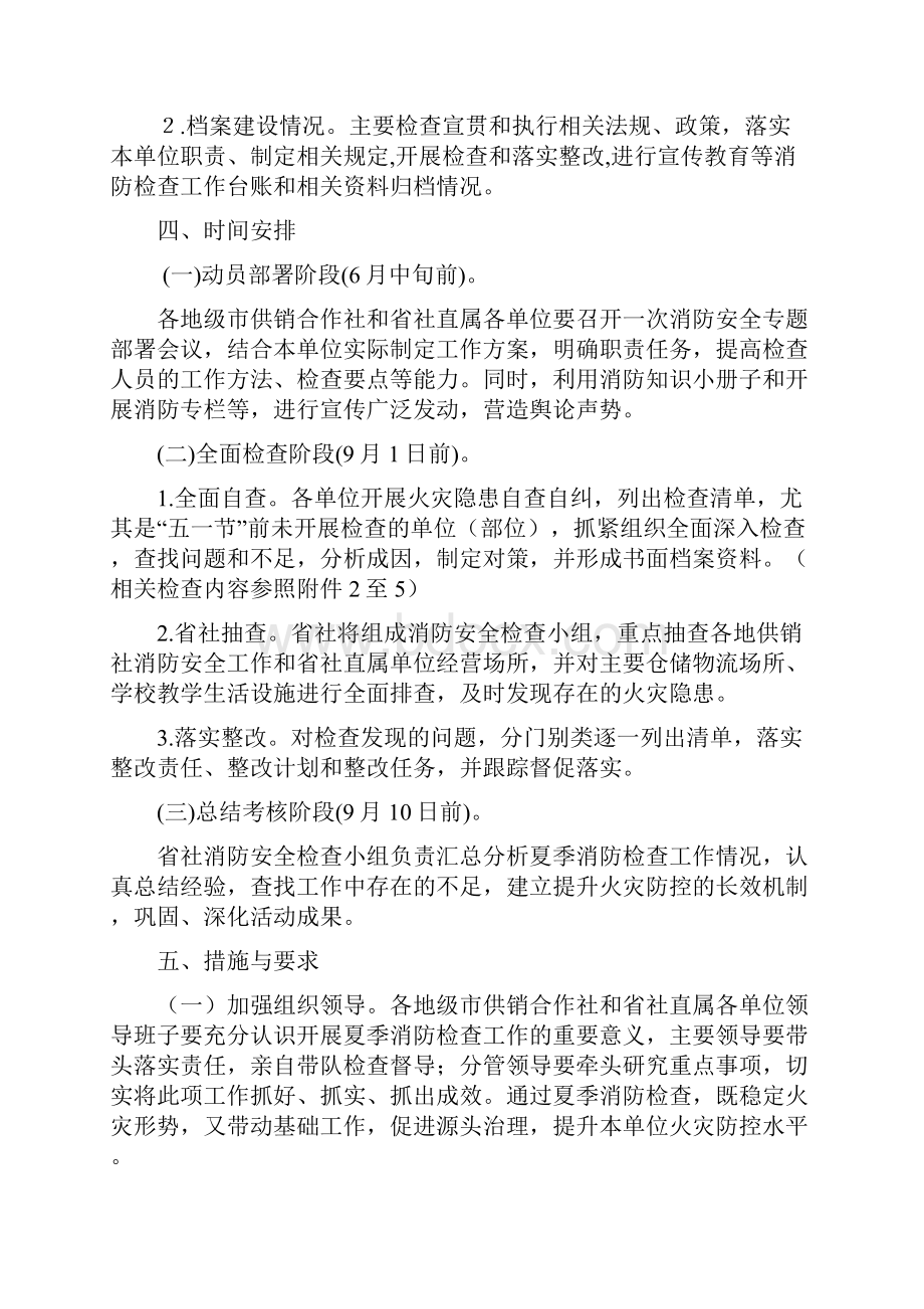 广东供销合作社夏季消防检查工作方案广东供销合作联社.docx_第3页