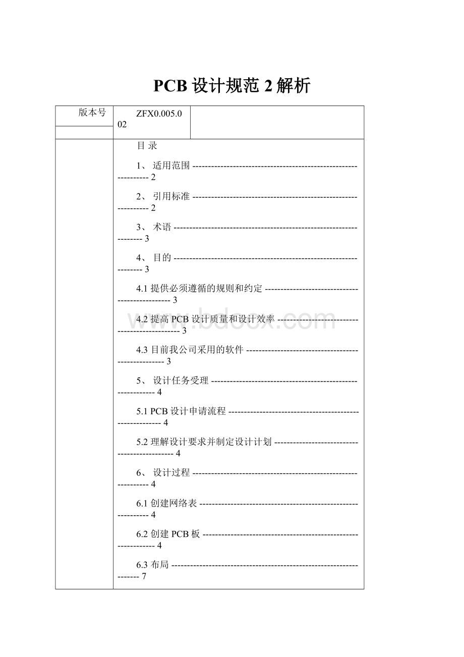 PCB设计规范 2解析.docx