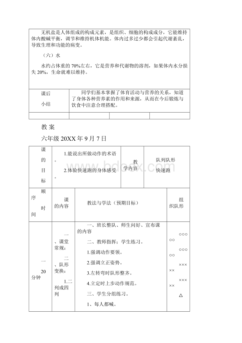 小学体育六年级上册教案全册.docx_第2页