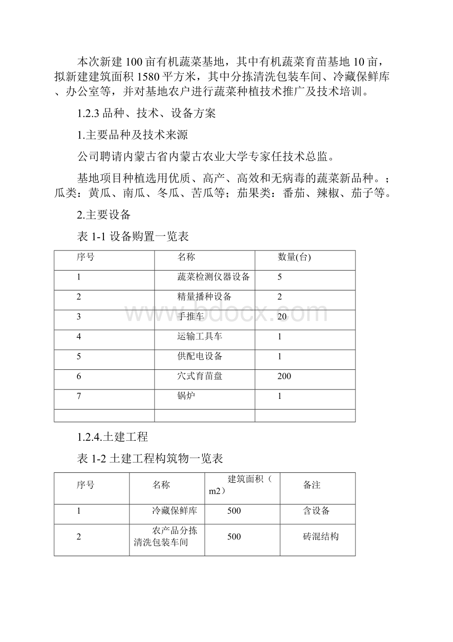 有机蔬菜基地可行性研究报告.docx_第2页