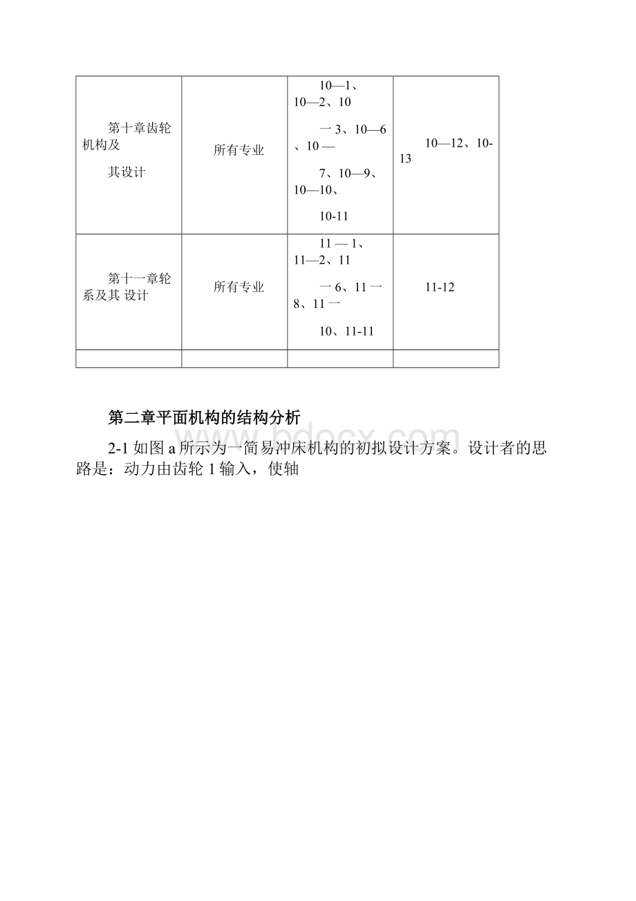 机械原理各章习题及答案docx.docx_第2页