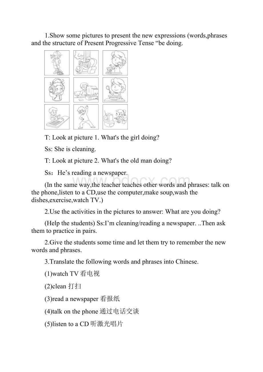 RJ中学英语七年级下册UNIT 6 Period 1Section A 1a1c教学详案.docx_第3页