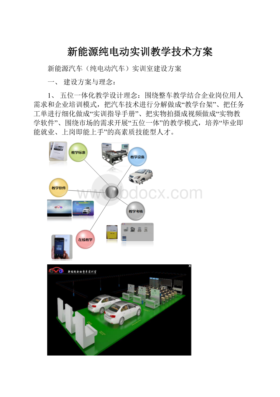 新能源纯电动实训教学技术方案.docx_第1页