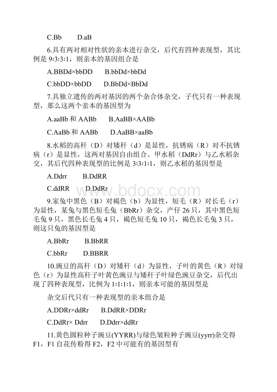 17基因的自由组合规律.docx_第2页