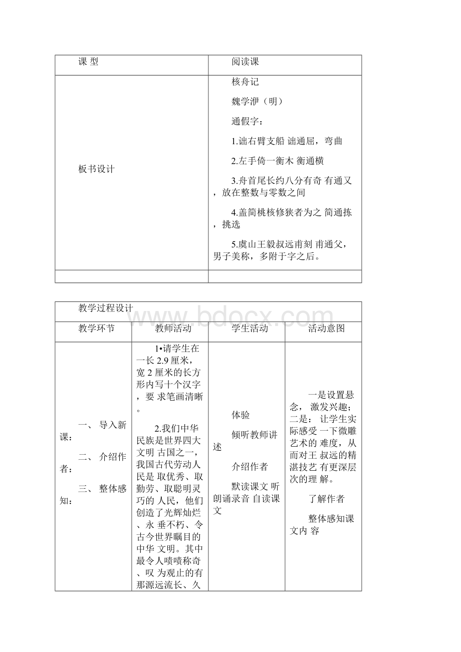 最新《核舟记》教案.docx_第2页