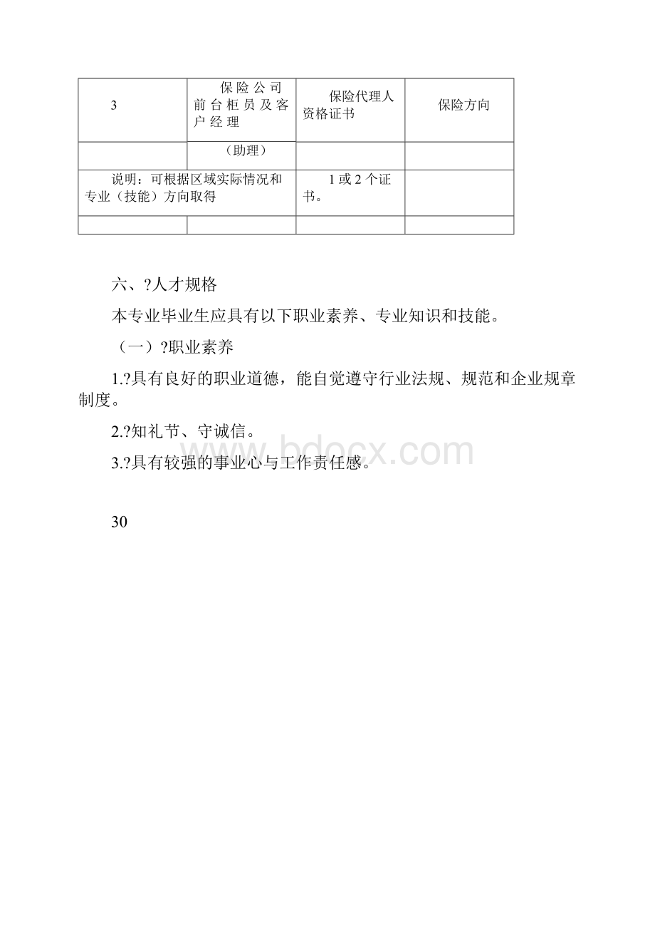 中等职业学校金融事务专业教学标准试行doc.docx_第3页