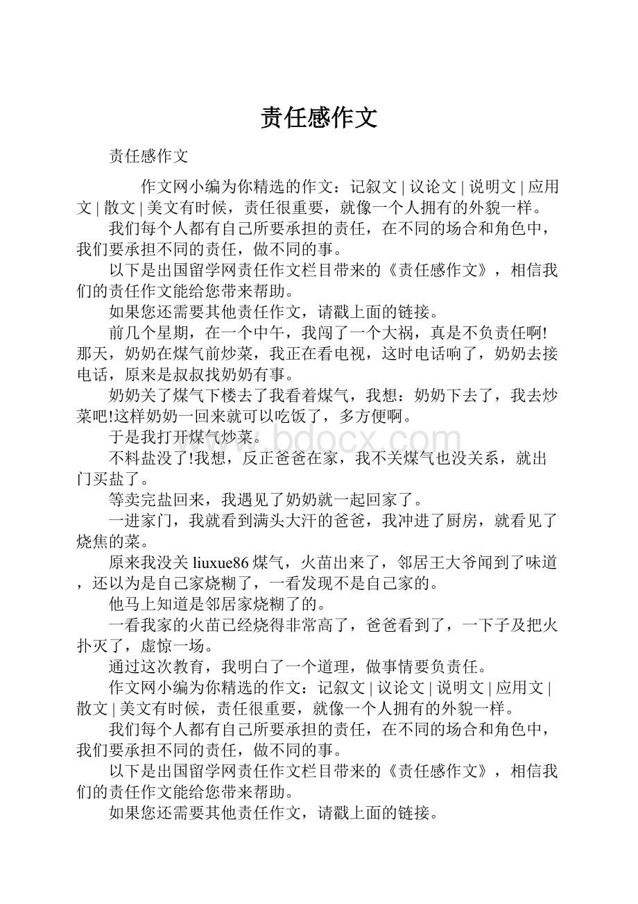 责任感作文.docx_第1页