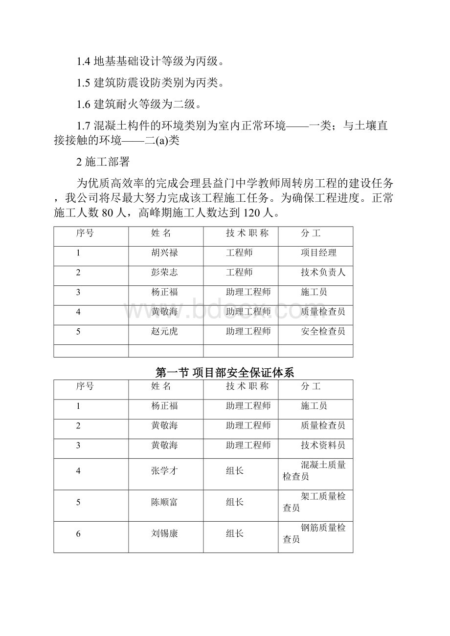 益门中学周转房施工组织设计.docx_第2页