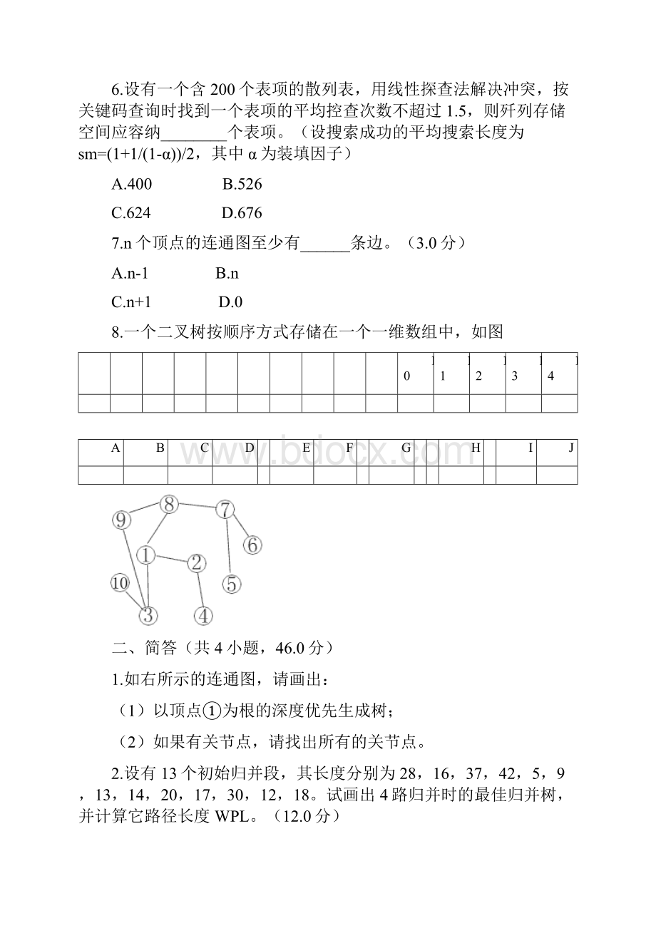 数据结构模拟题1概览.docx_第2页