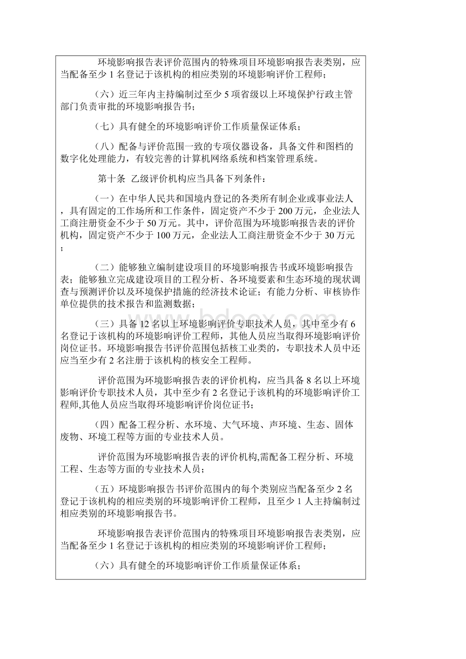 建设项目环境影响评价资质管理办法.docx_第3页