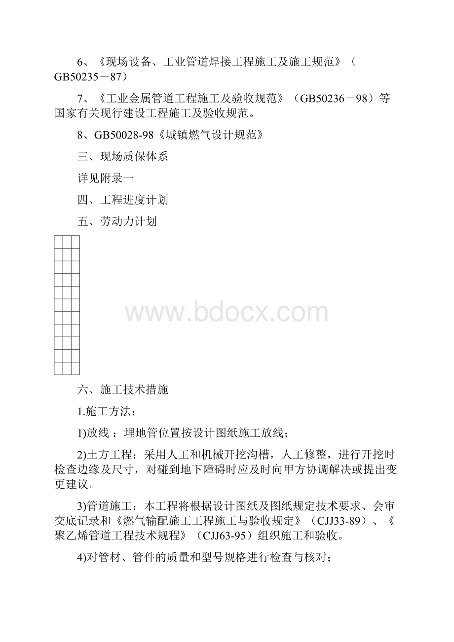 燃气管道施工组织设计.docx_第2页