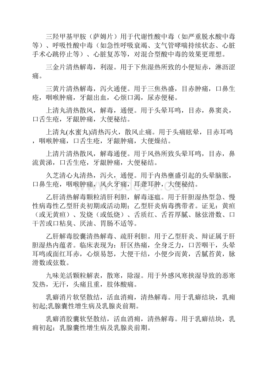 清热解毒类中成药物列表.docx_第2页