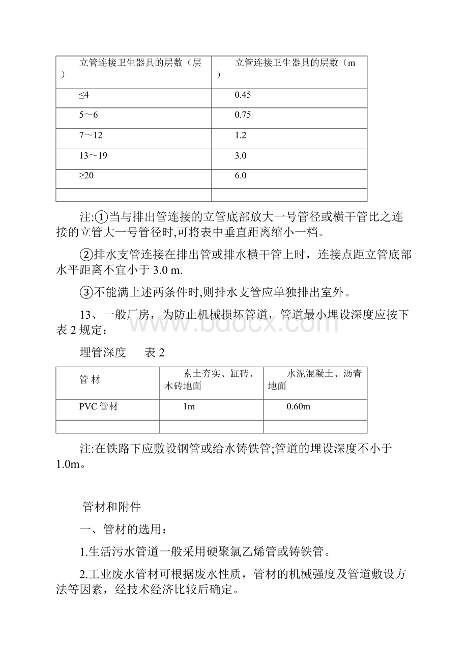 排水管道布置和敷设要求及注意事项讲诉.docx_第2页