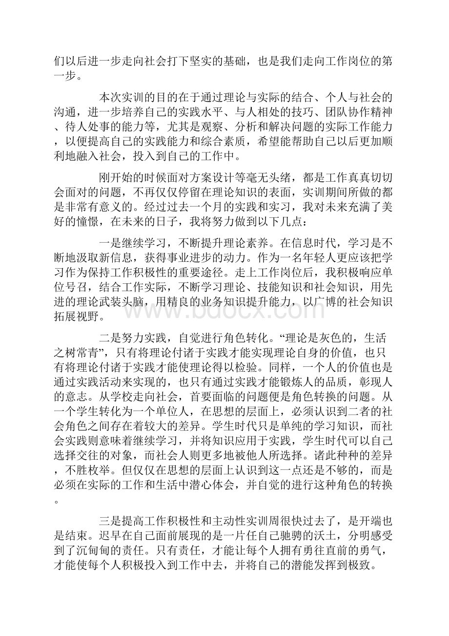 大学生实训总结报告三篇.docx_第3页