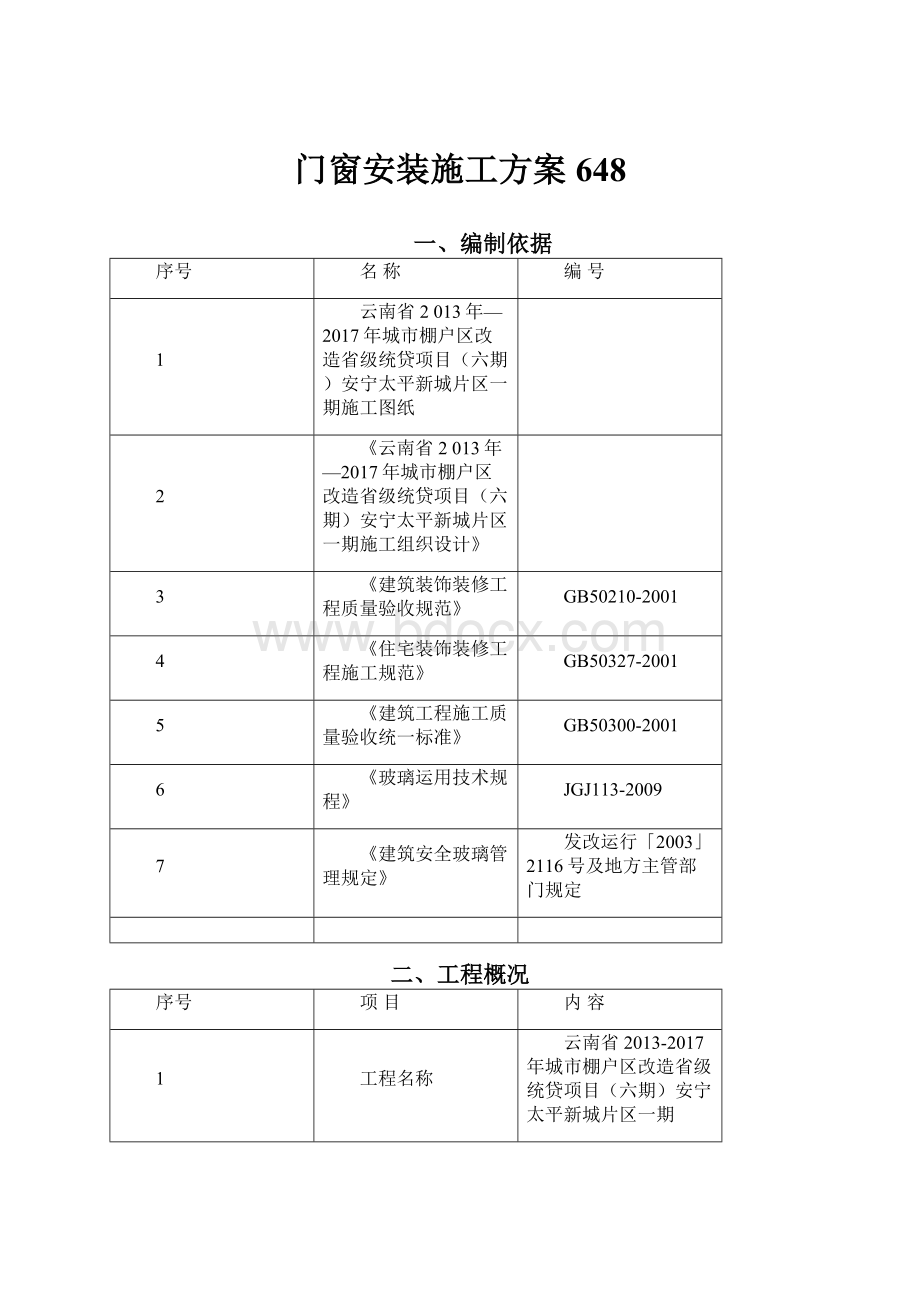 门窗安装施工方案648.docx