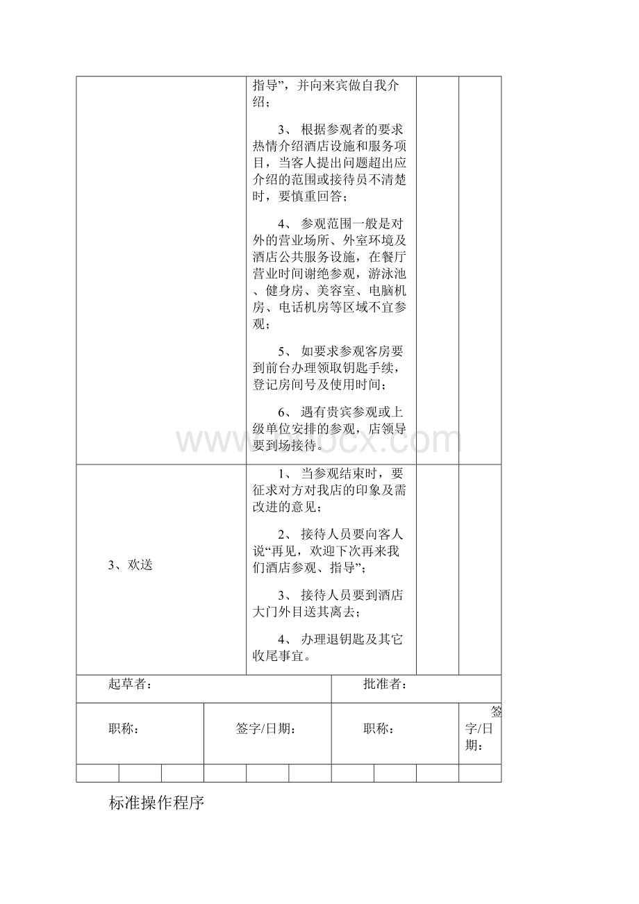 接待参观流程酒店行政办公室标准操作程序.docx_第2页