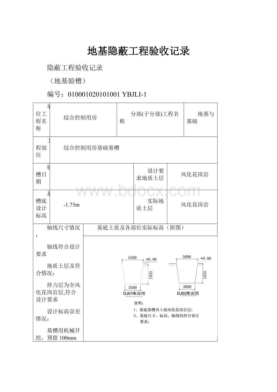 地基隐蔽工程验收记录.docx