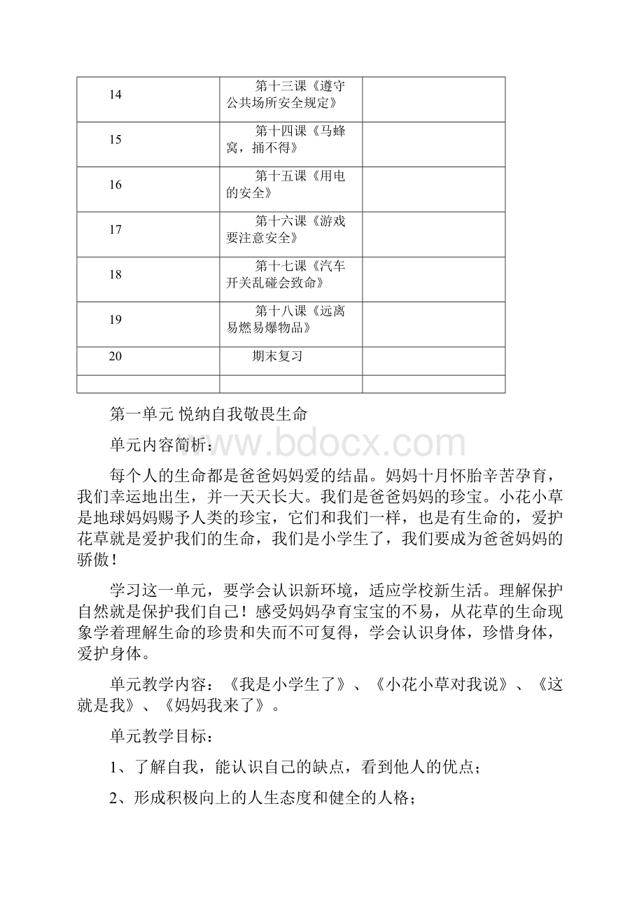 一小 生命安全教育教案小学一年级图文.docx_第2页