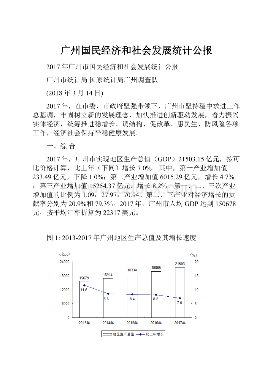 广州国民经济和社会发展统计公报.docx_第1页