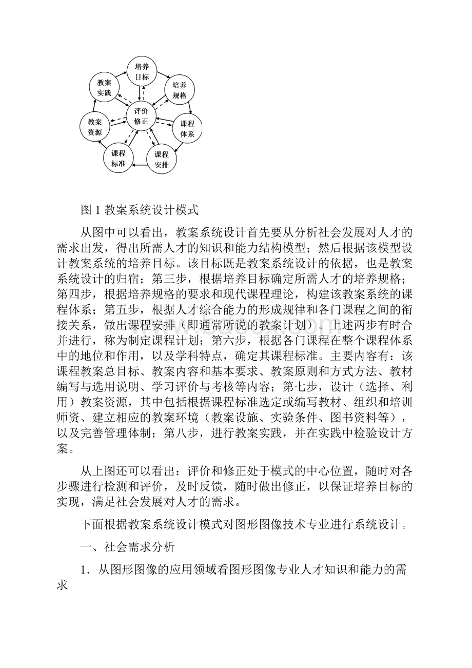 图形图像技术专业教学系统设计.docx_第2页